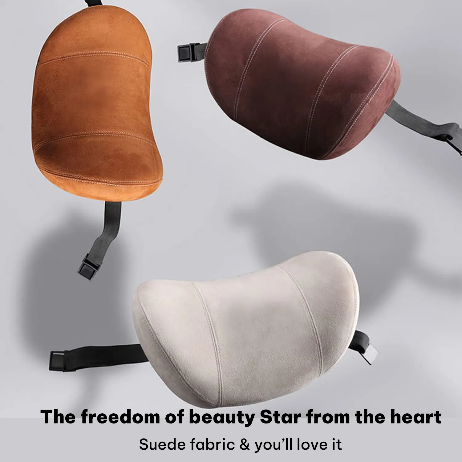 Custom Text For Car Headrest (2 PCS), Compatible with All Cars, 2023 Update Version Premium Memory Foam Car Neck Pillow MS15985