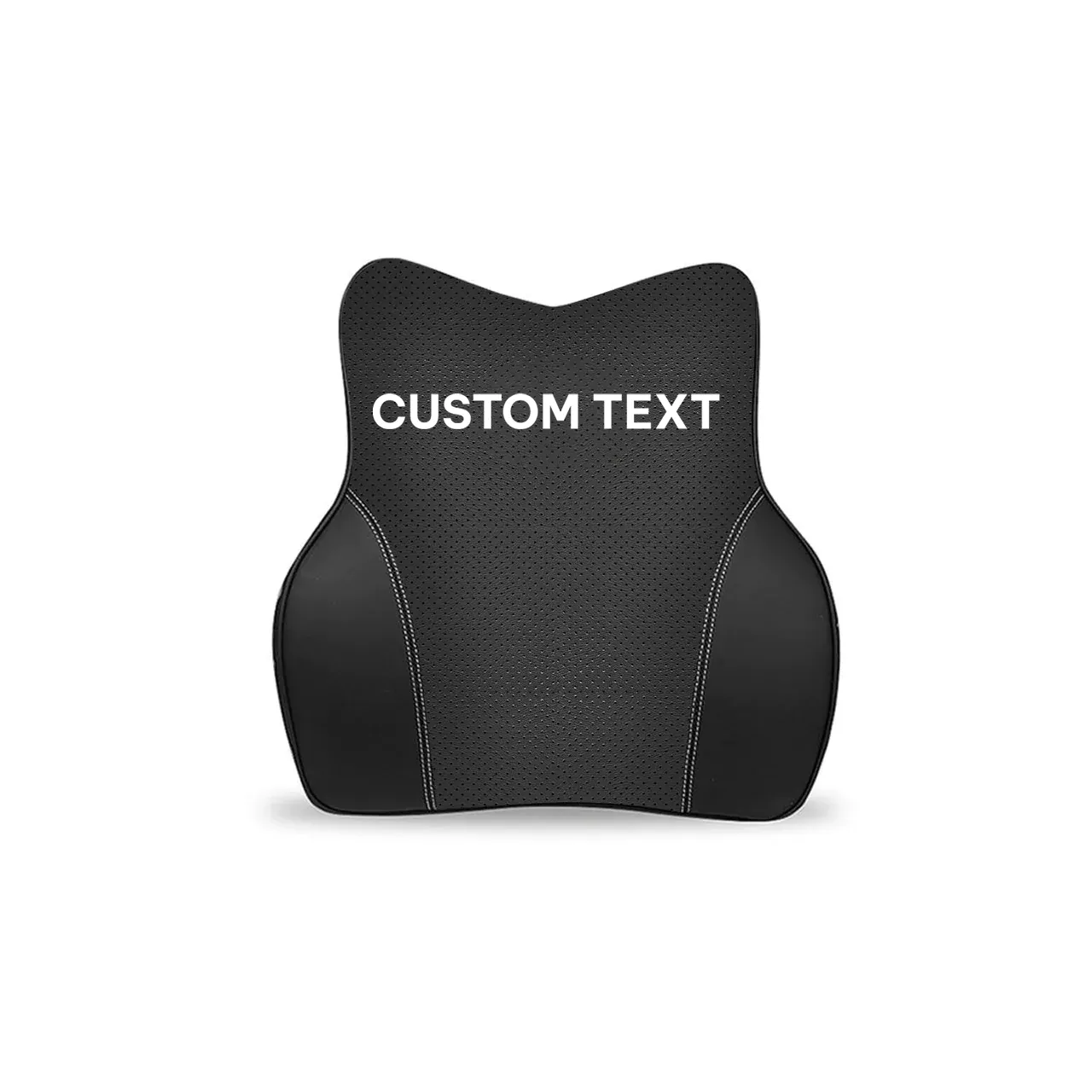 Custom Text For Car Headrest Neck Pillow and Lumbar Support Back Cushion Kit, Compatible with All Cars, Memory Foam Erognomic Design Universal Fit Muscle Pain and Tension Relief for Car Seat WQ13992