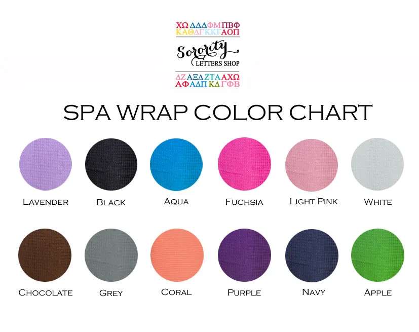 Delta Gamma Waffle Spa Wrap
