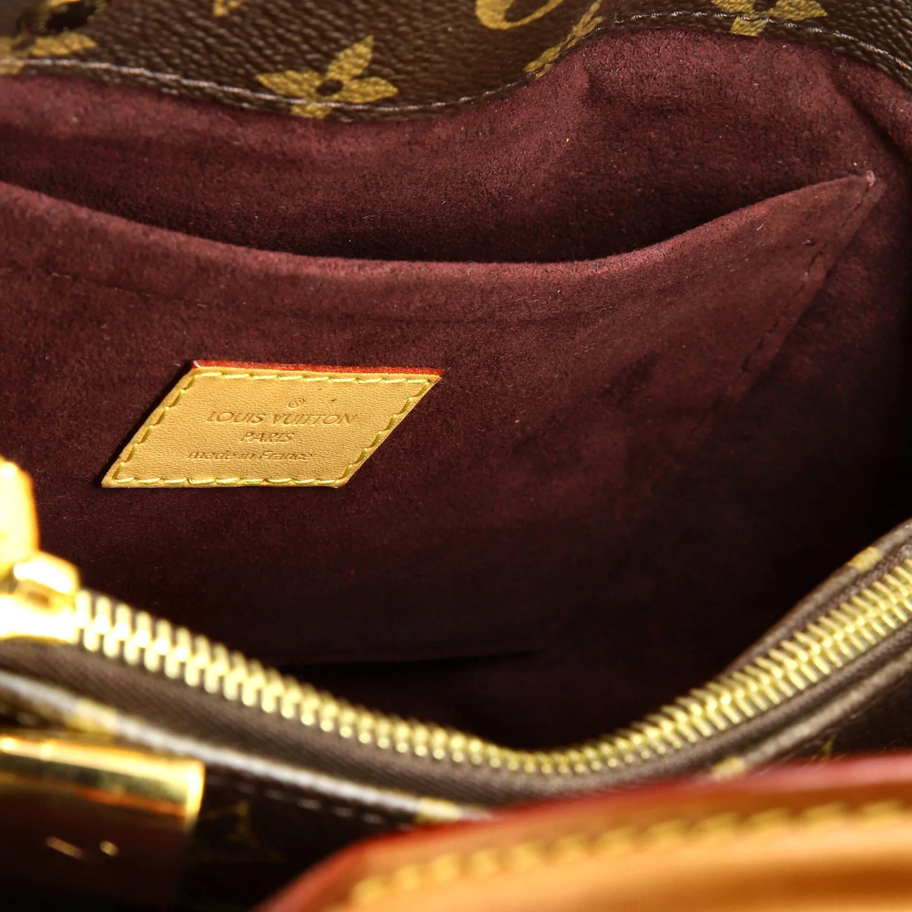 Designer Montaigne Handbag Monogram Canvas BB