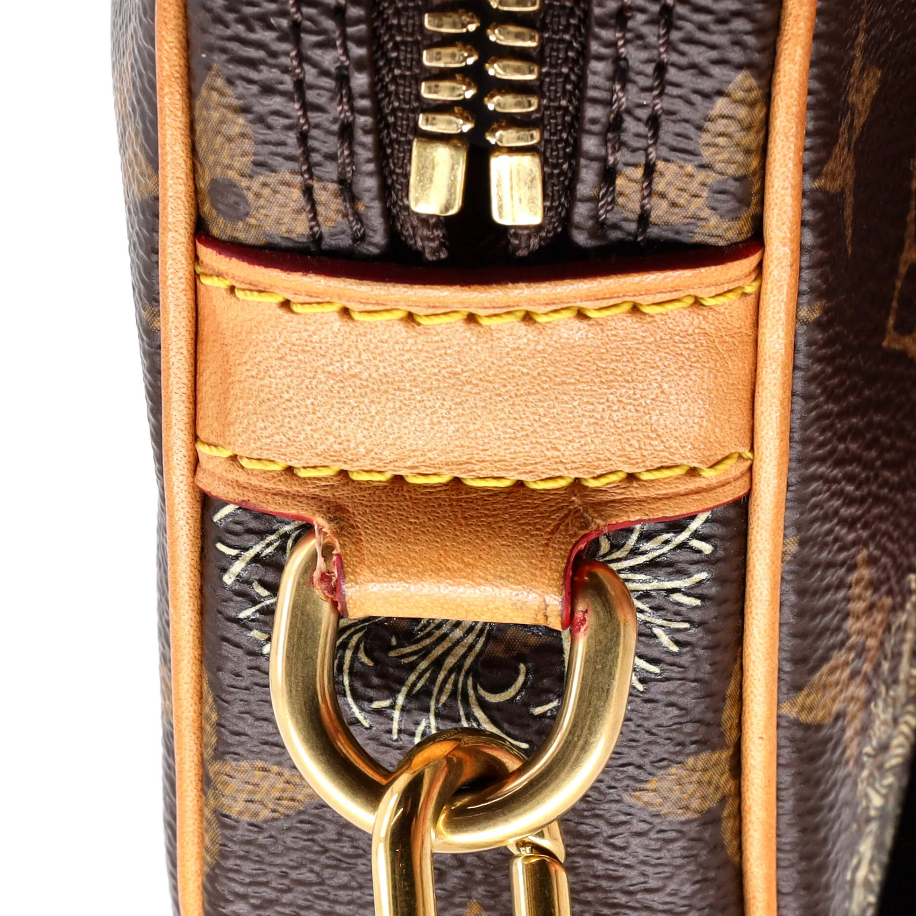 Designer Pochette Volga Limited Edition Nemeth Monogram Canvas