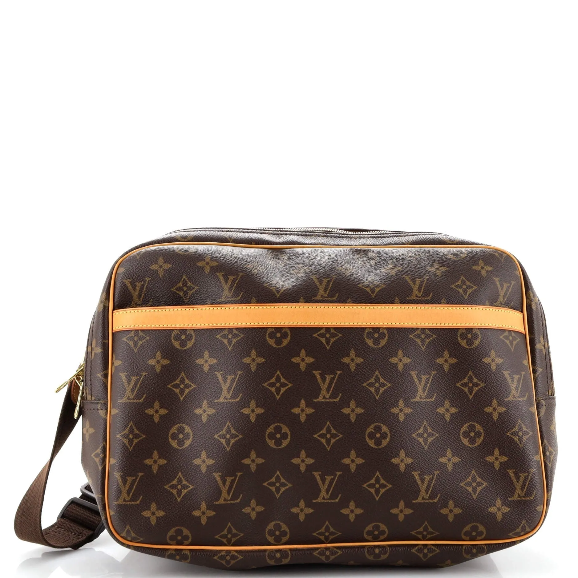 Designer Reporter Bag Monogram Canvas GM