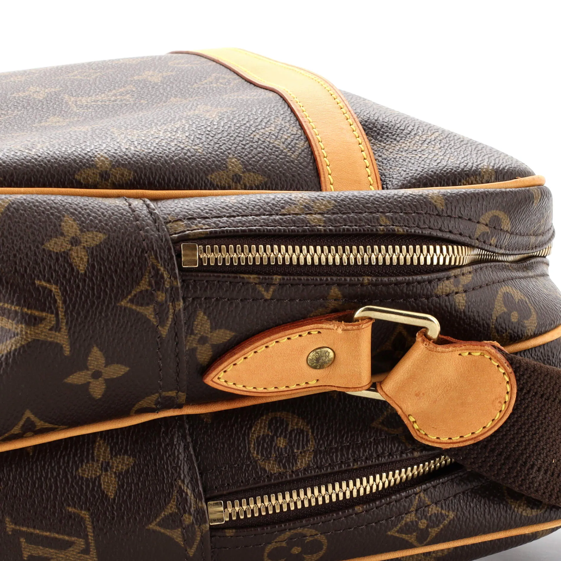 Designer Reporter Bag Monogram Canvas GM