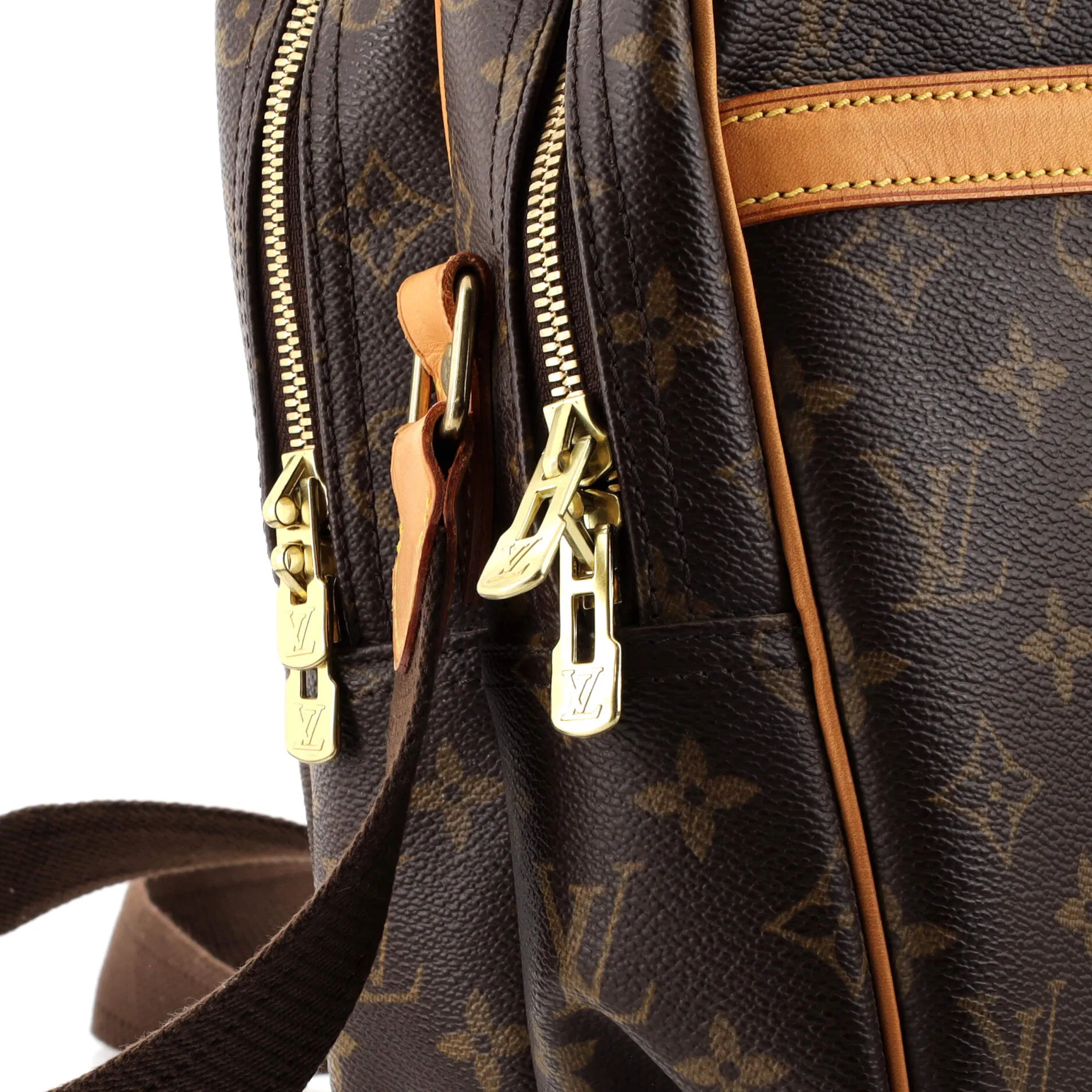 Designer Reporter Bag Monogram Canvas GM
