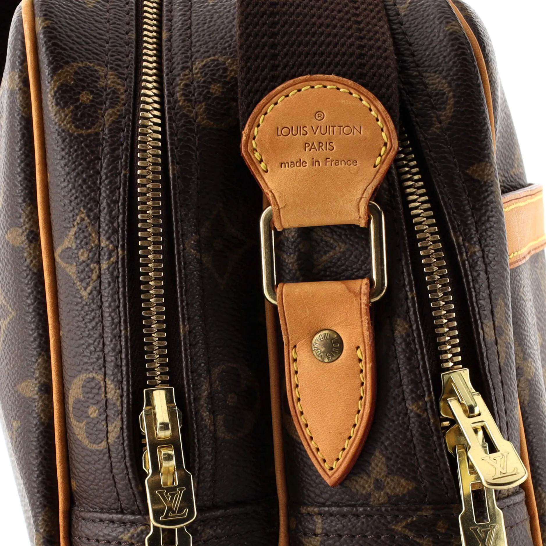 Designer Reporter Bag Monogram Canvas GM