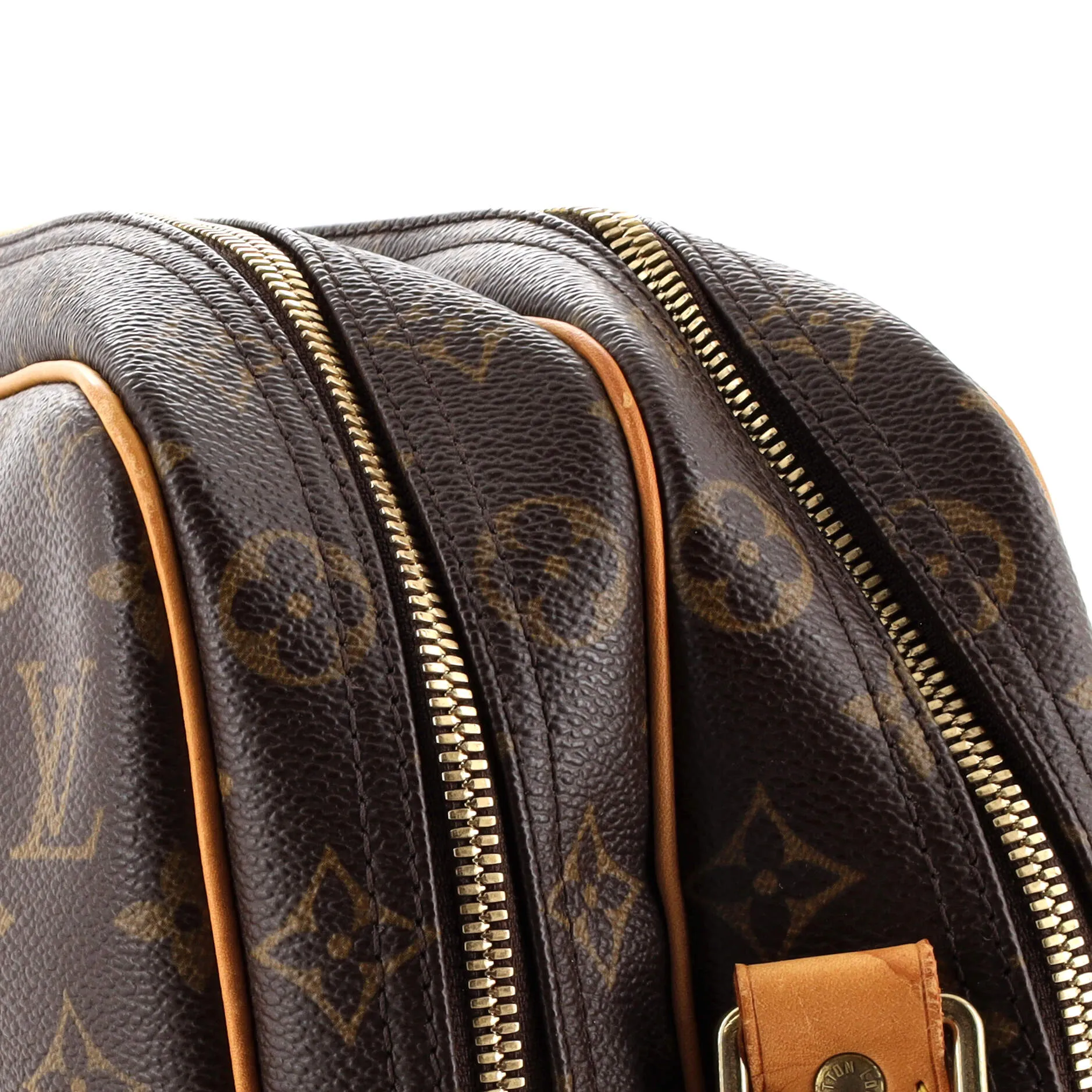 Designer Reporter Bag Monogram Canvas GM