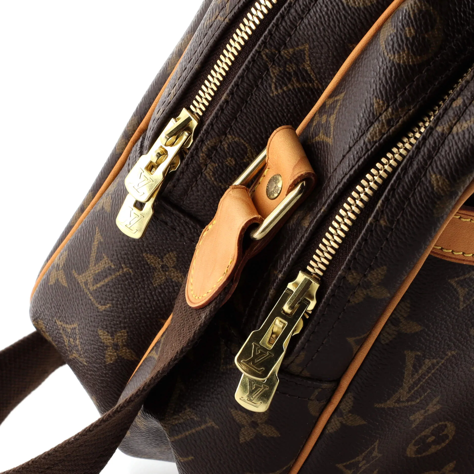 Designer Reporter Bag Monogram Canvas GM