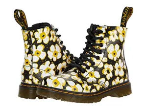 Dr. Martens 1460 Pascal (Little Kid/Big Kid) Black/DMS Yellow 10 UK (US 11 Little Kid) M