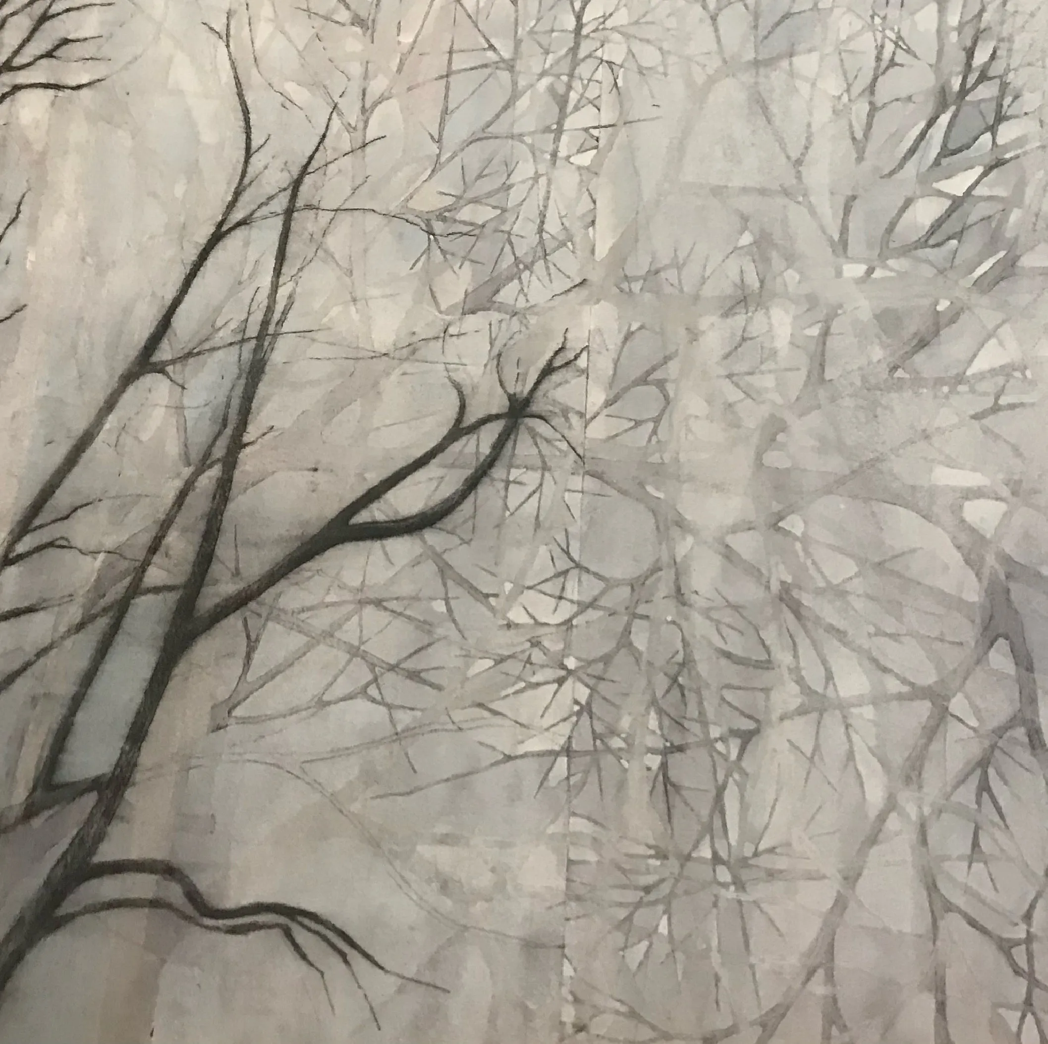 Dream  Large Original Watercolor, Pencil & Graphite by Nancy Tobin