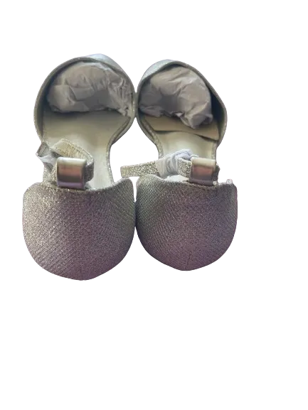 Dream Pairs White Sparkle Ankle Strap Flats