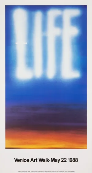 Ed Ruscha, Life, 1988 (Signed)