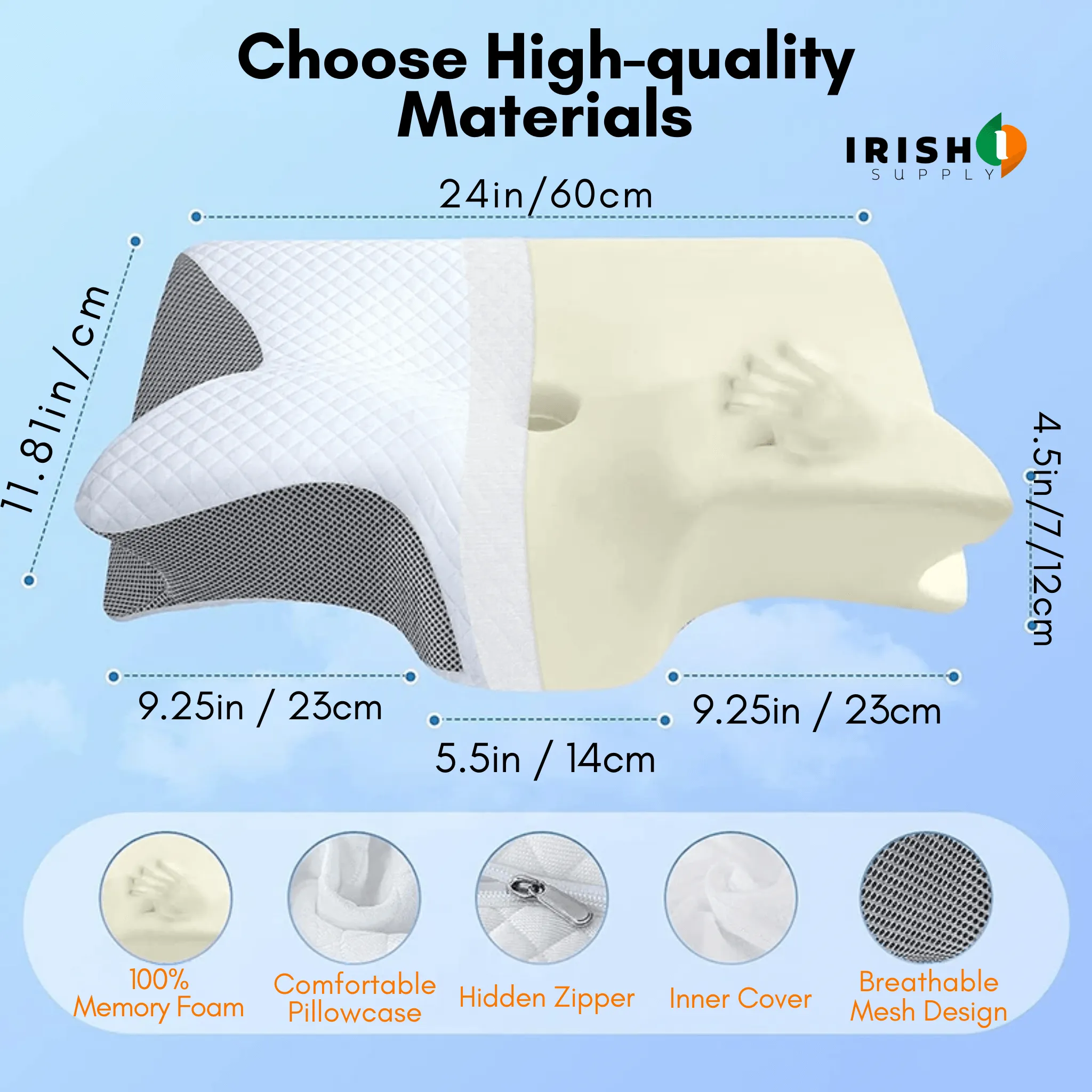 ERGOSOOTHE Innovative Neck Alignment Pillow