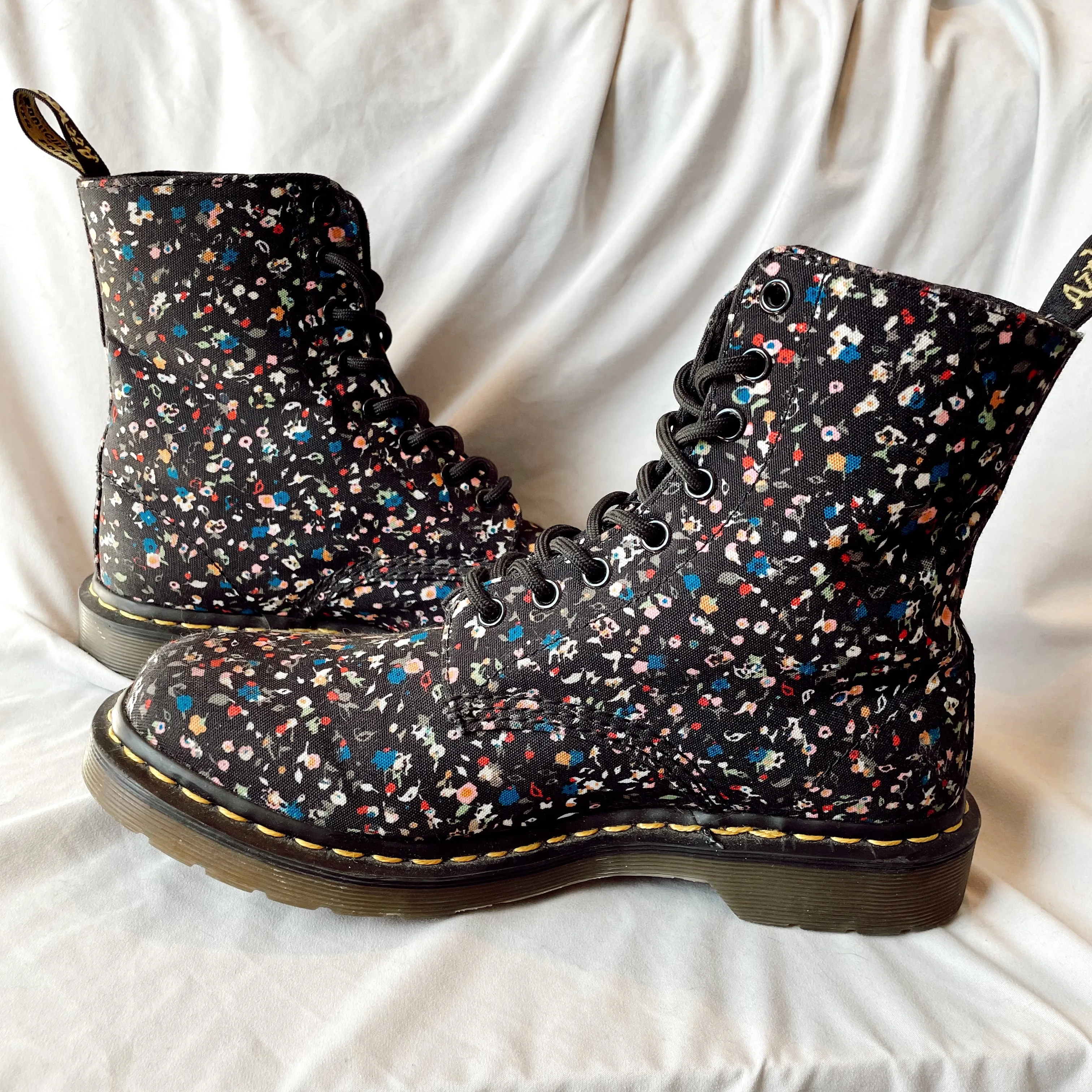 Floral Page Boots