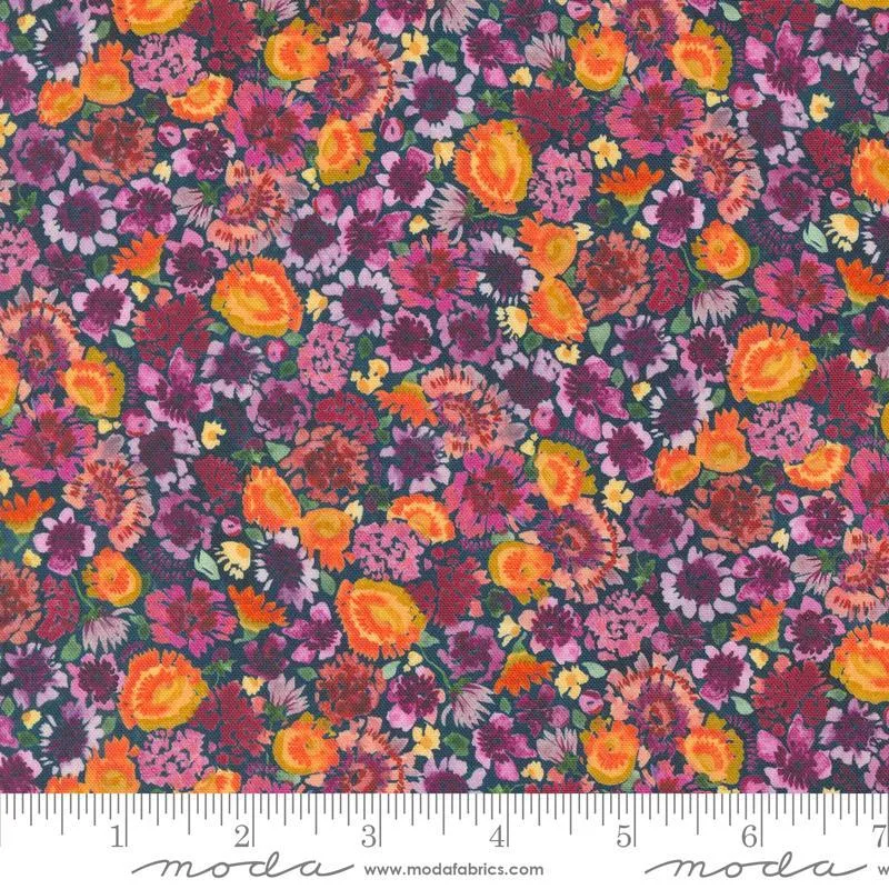 Floribunda by Moda Fabrics AUTUMN DAZE/MIDNIGHT