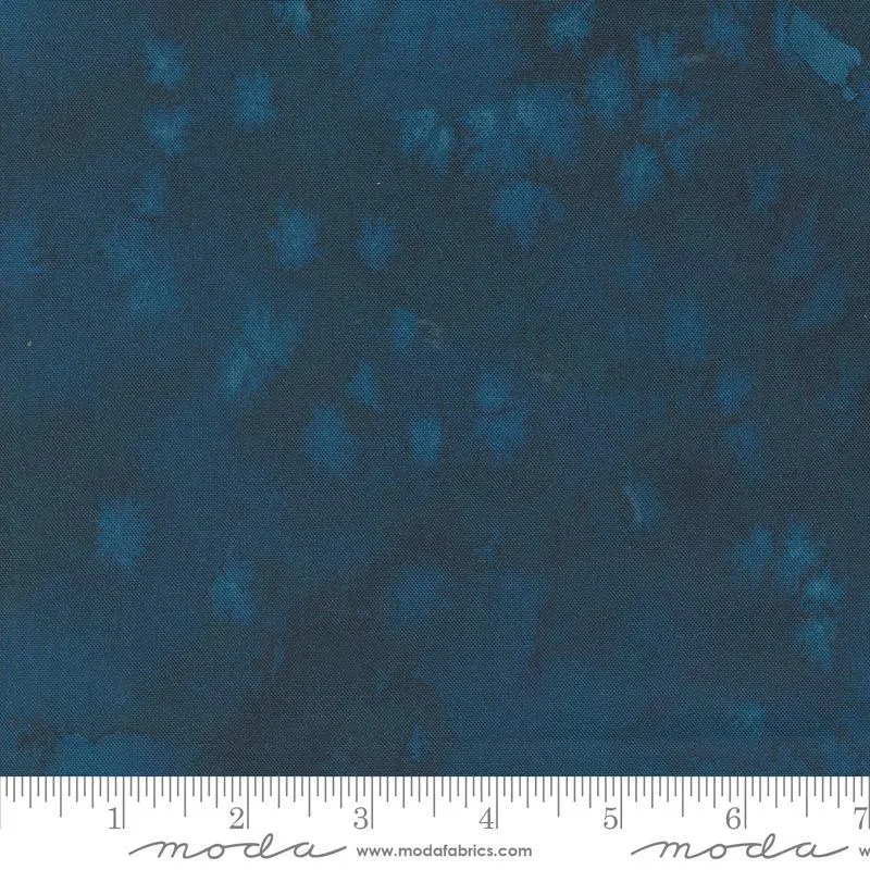 Floribunda by Moda Fabrics FLOW WATERCOLOR/PRUSSIAN BLUE