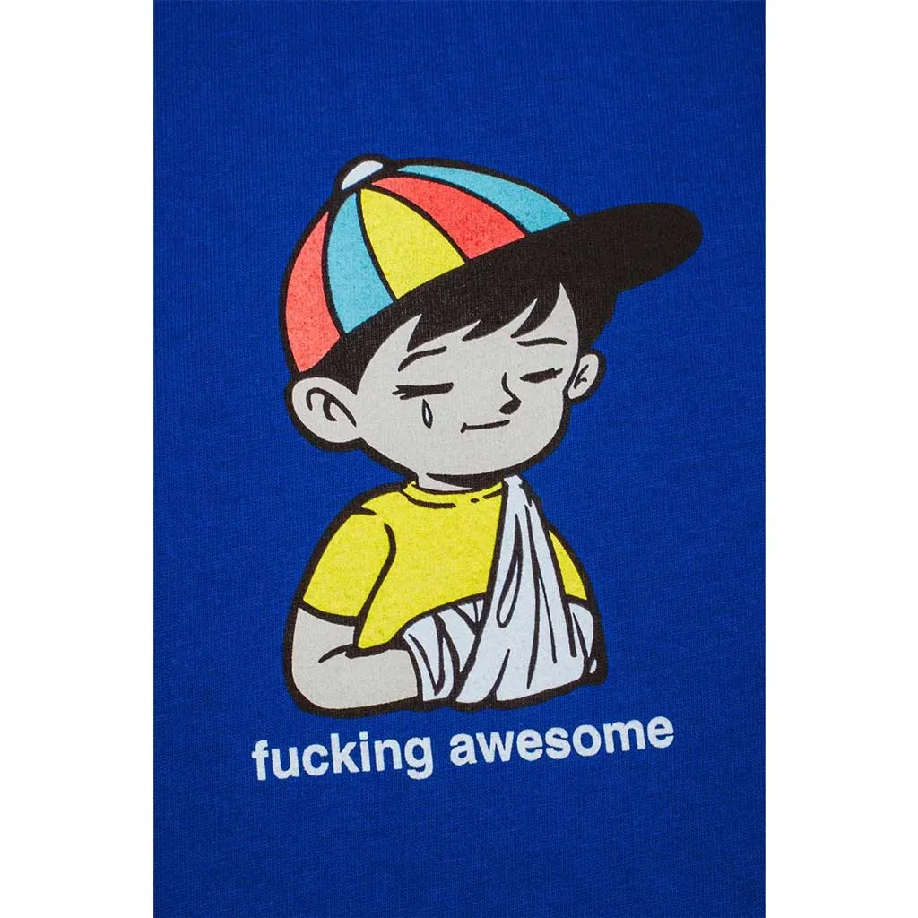 FUCKING AWESOME WANTO KID TEE - ROYAL BLUE