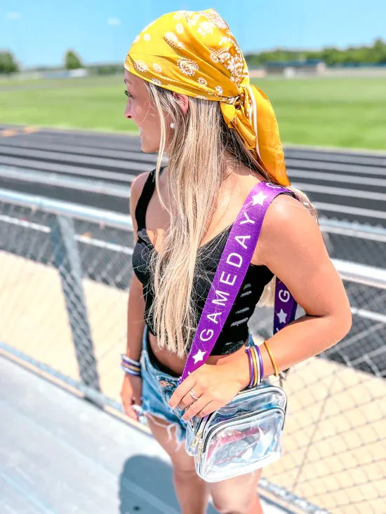 Game Day Canvas Guitar Strap