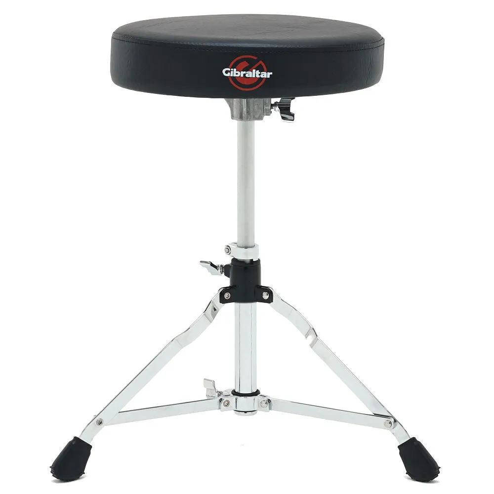 Gibraltar 5600 Series Single Braced Round Drum Throne in Black
