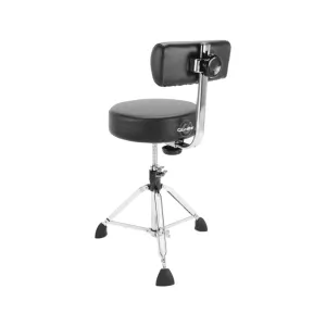 Gibraltar 9608RB 9000 Series Round Drum Throne with Backrest