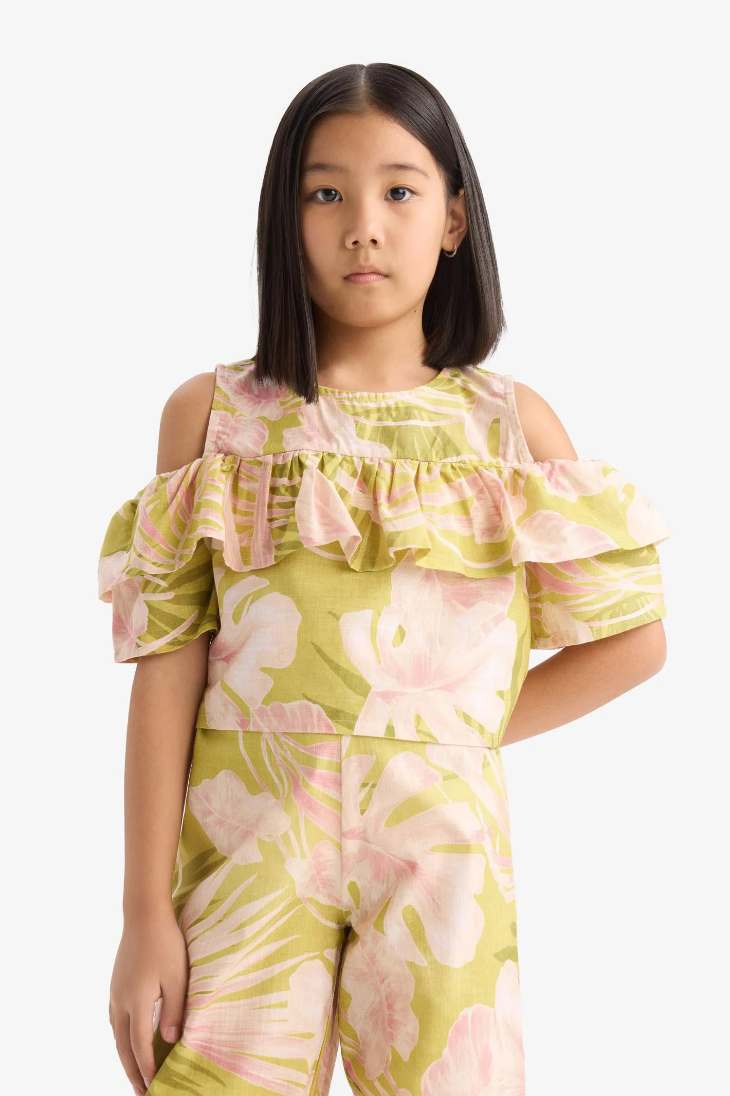 Girl Short Sleeve Blouse