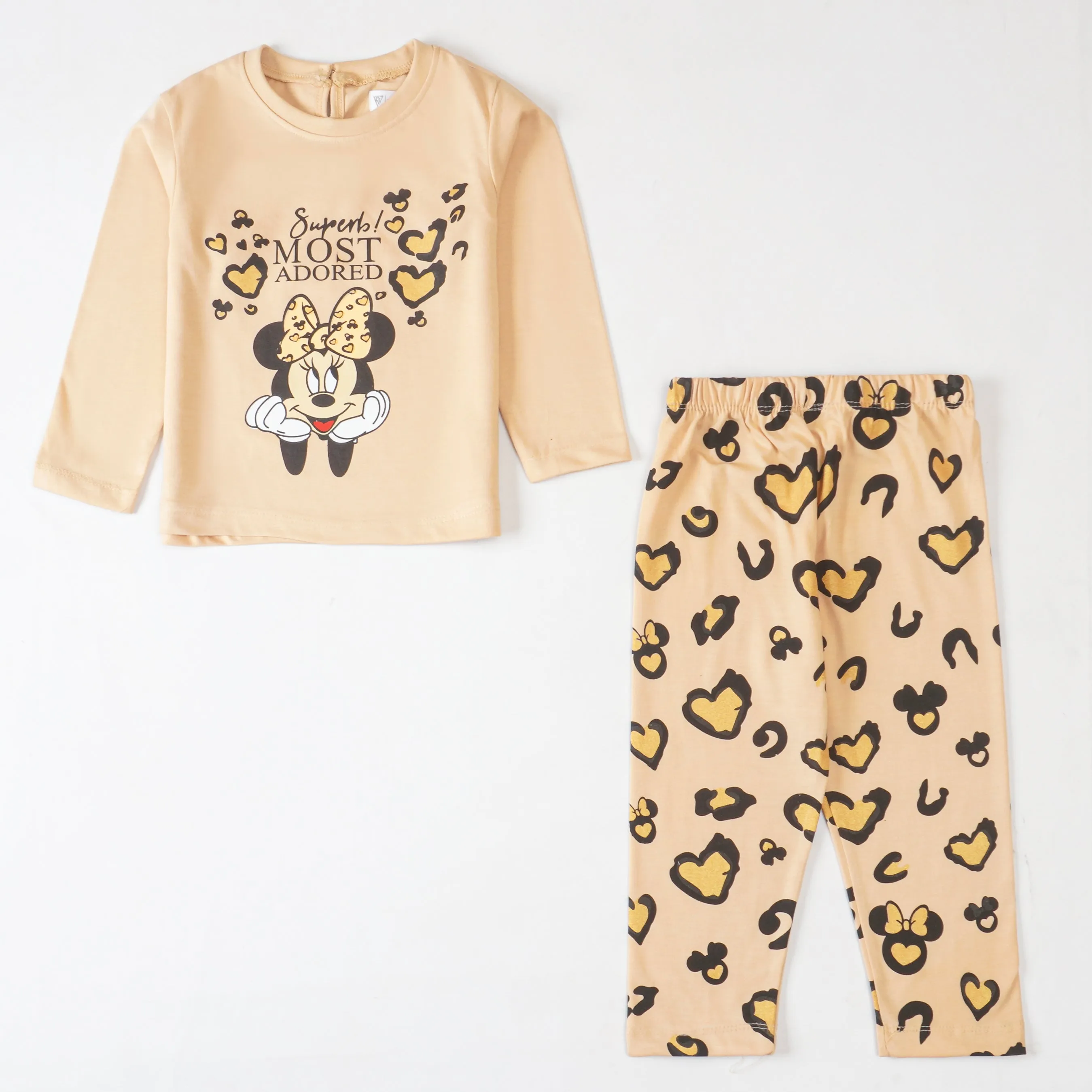 Girls Printed Full Sleeve Suit