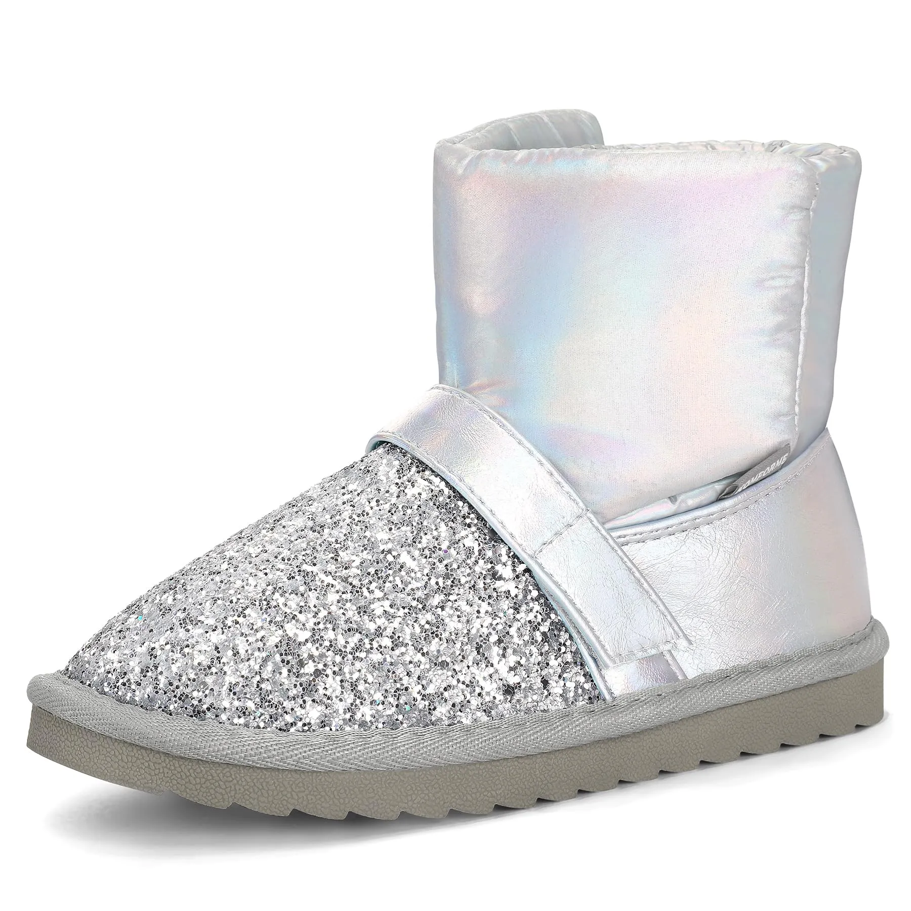 Glitter Warm Fur Lined Snow Boots