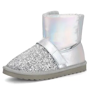 Glitter Warm Fur Lined Snow Boots