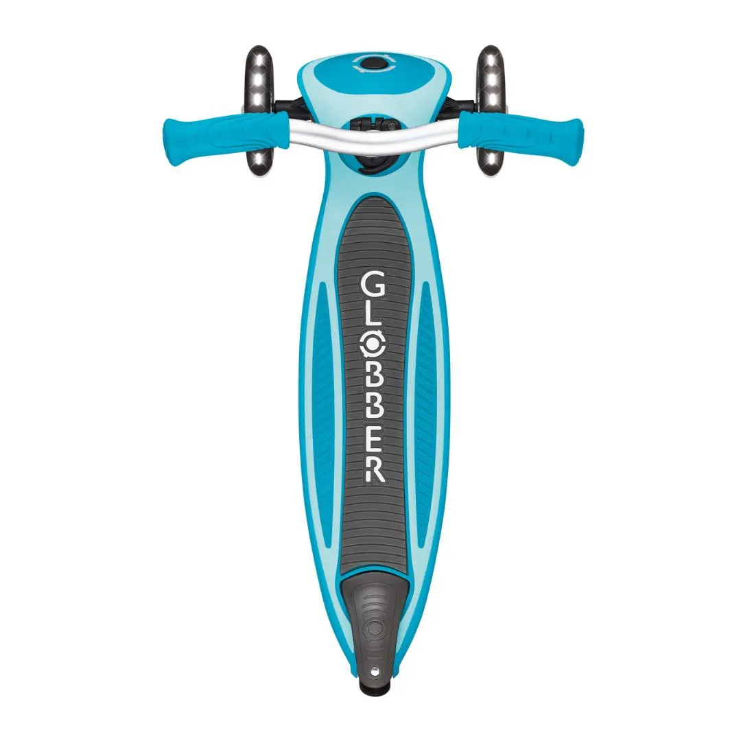 Globber Master Lights 3-Wheels Kids Scooter – Aqua (NEW COLOR)