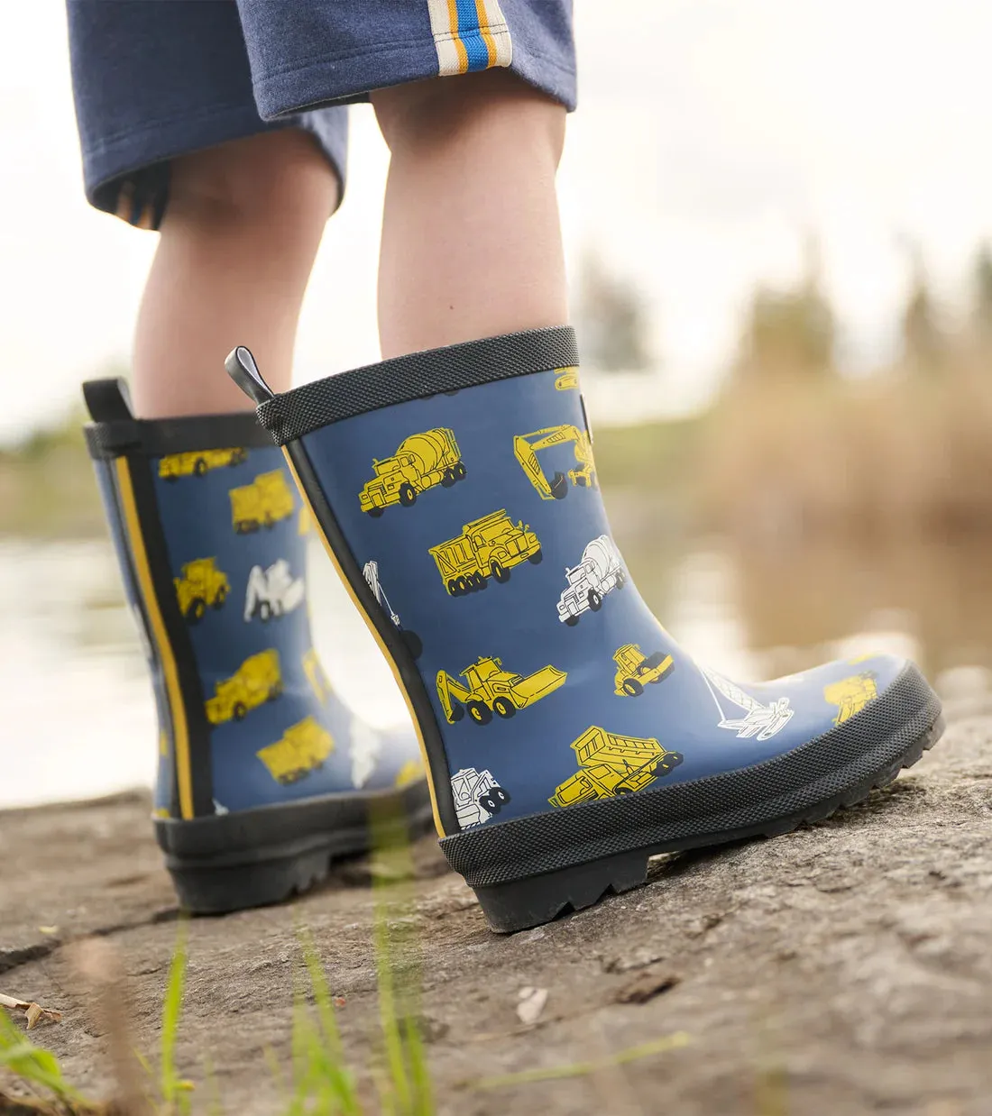 Hatley Matte Rain Boots - Under Construction