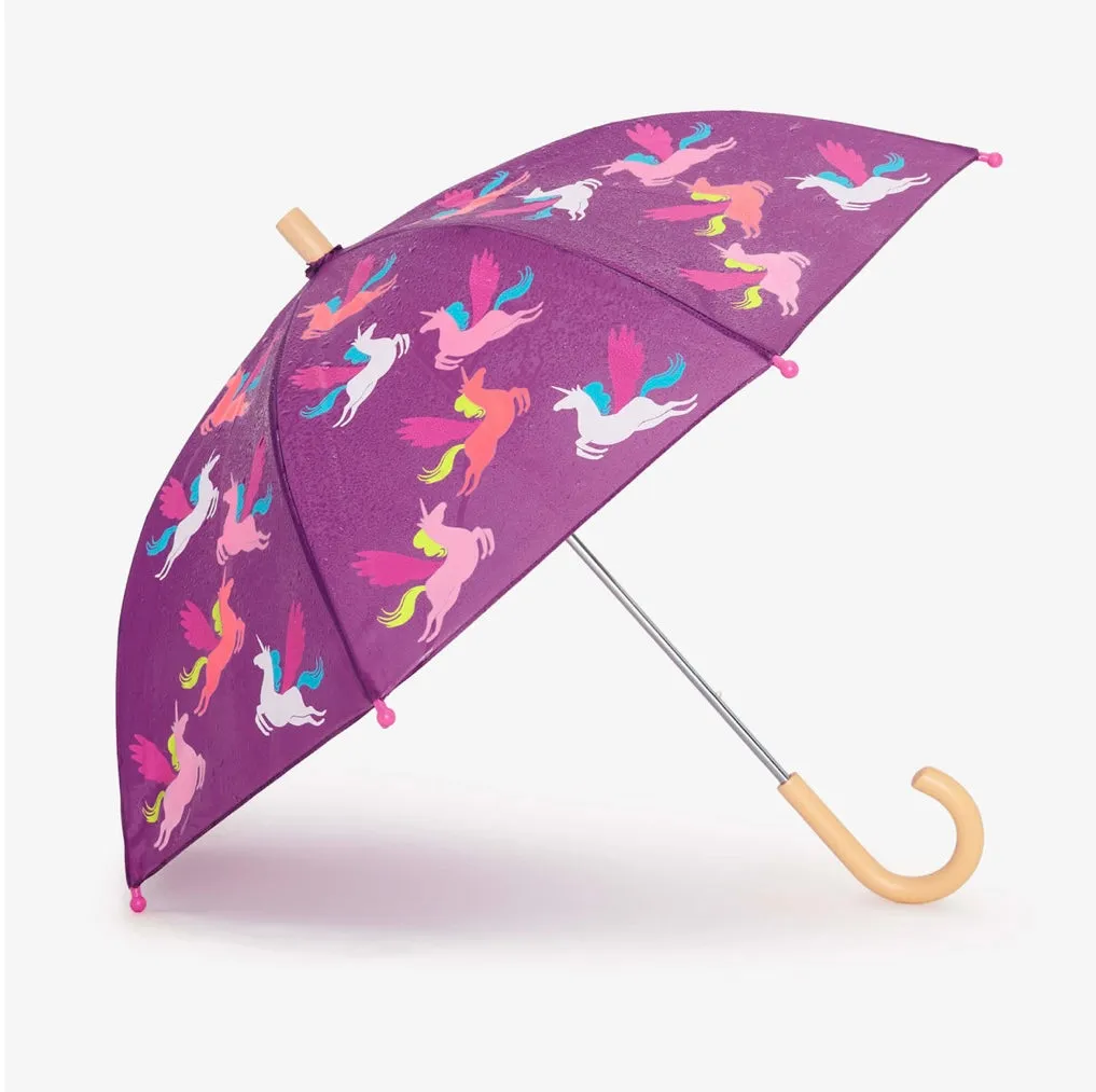 Hatley Pretty Pegusus Colour Changing Umbrella