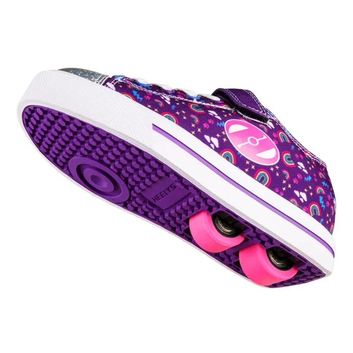 Heelys X2 Snazzy Purple / Multi / Rainbow