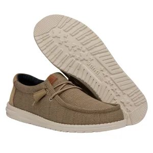 HEY DUDE WALLY GRID TAN - FOOTWEAR MEN'S