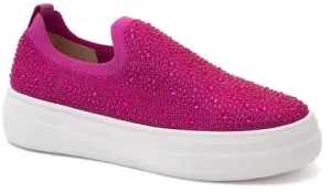 Hey Girl Pink Rhinestone Swank Shoes