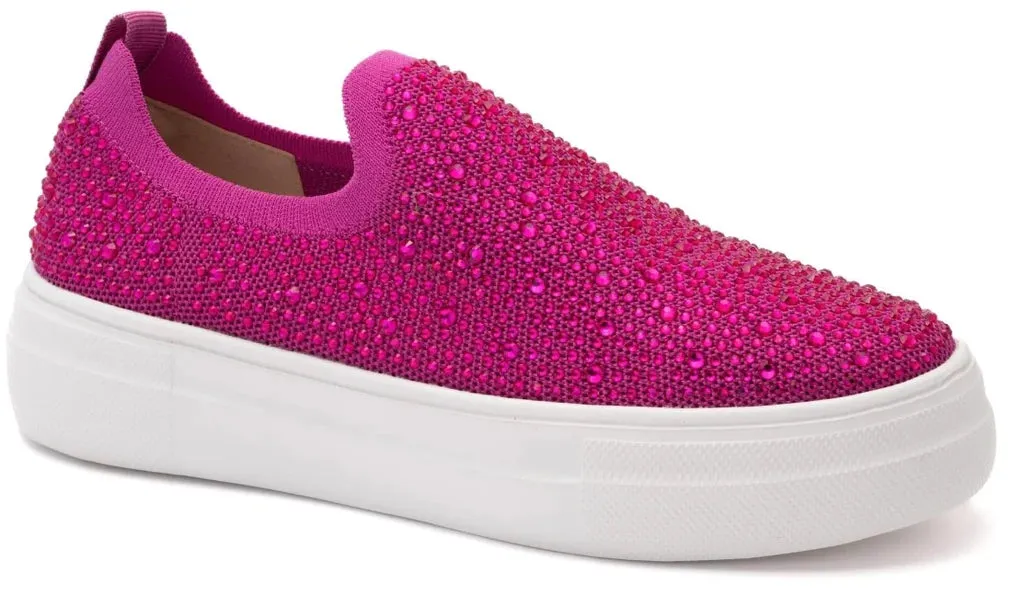 Hey Girl Pink Rhinestone Swank Shoes