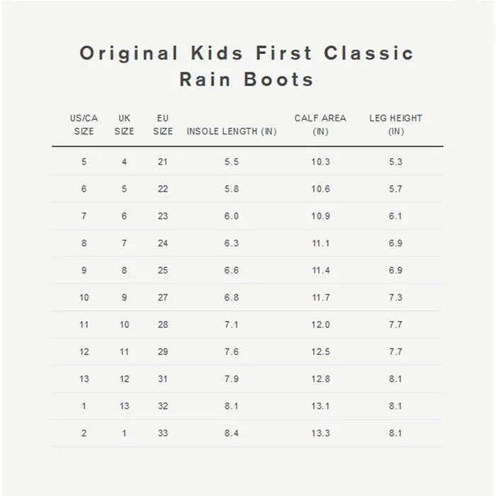 Hunter Kids First Classic Rain Boots - Giant Glitter Black
