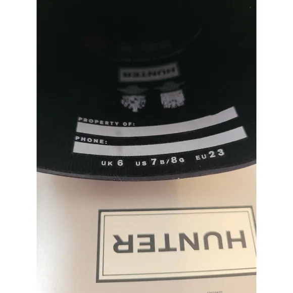 Hunter Rain Boots Kids Size 7B/8G New In Box
