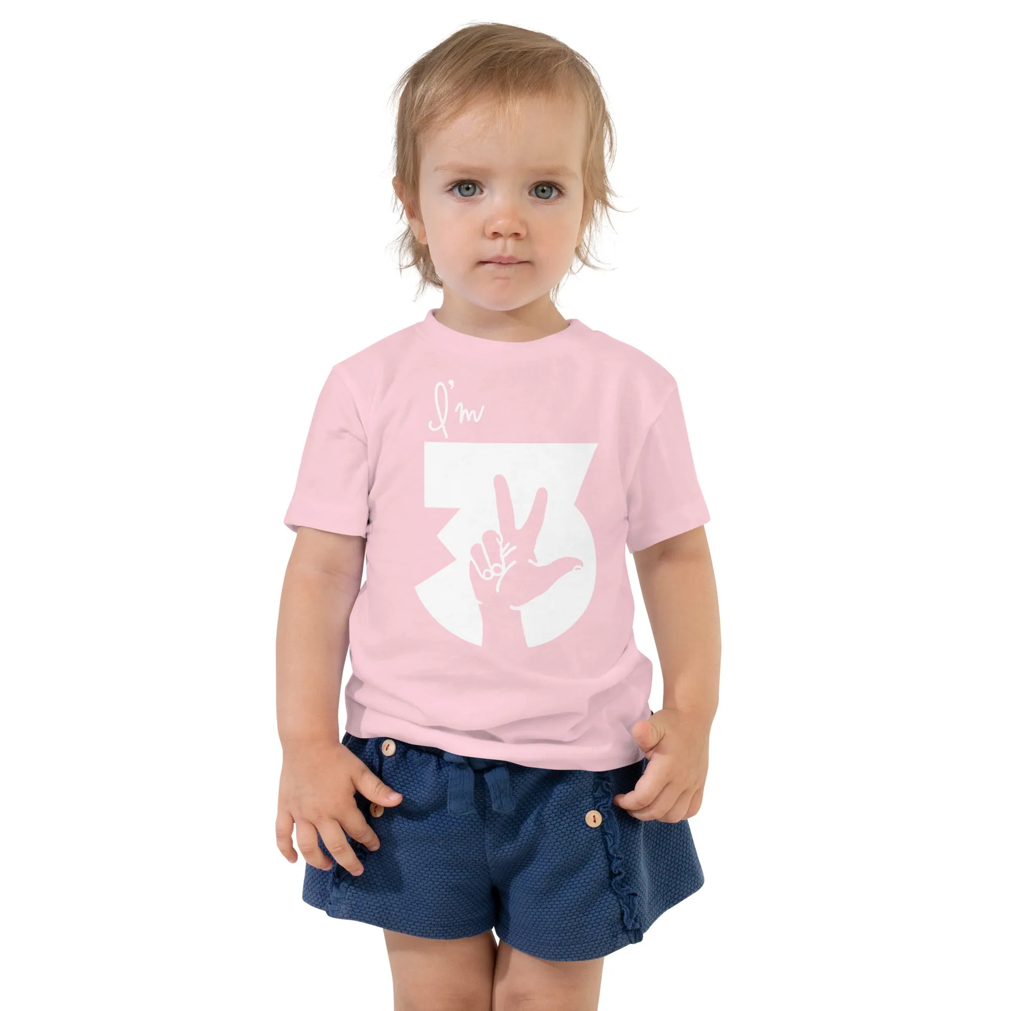 I’m 3 Toddler Short Sleeve Tee