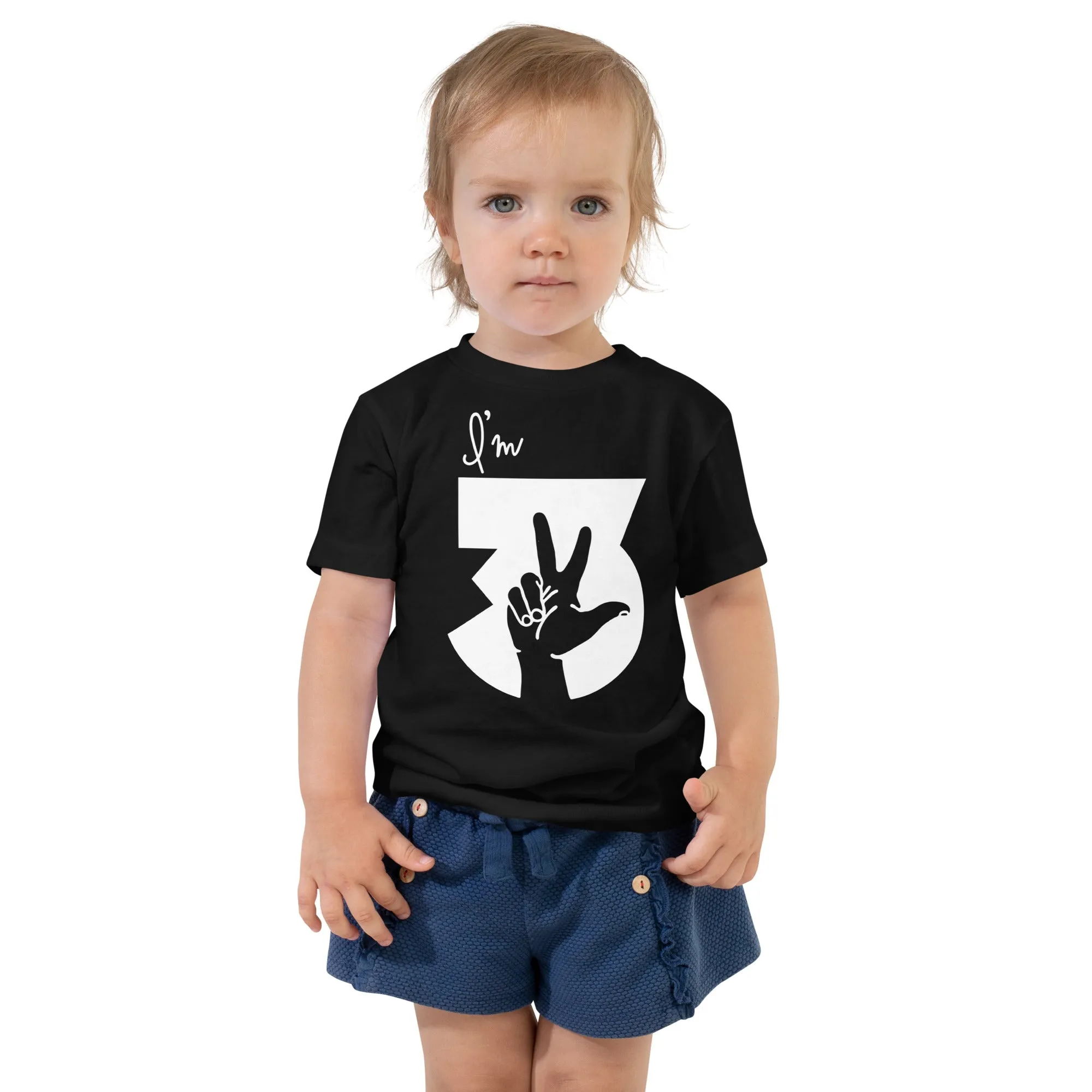 I’m 3 Toddler Short Sleeve Tee