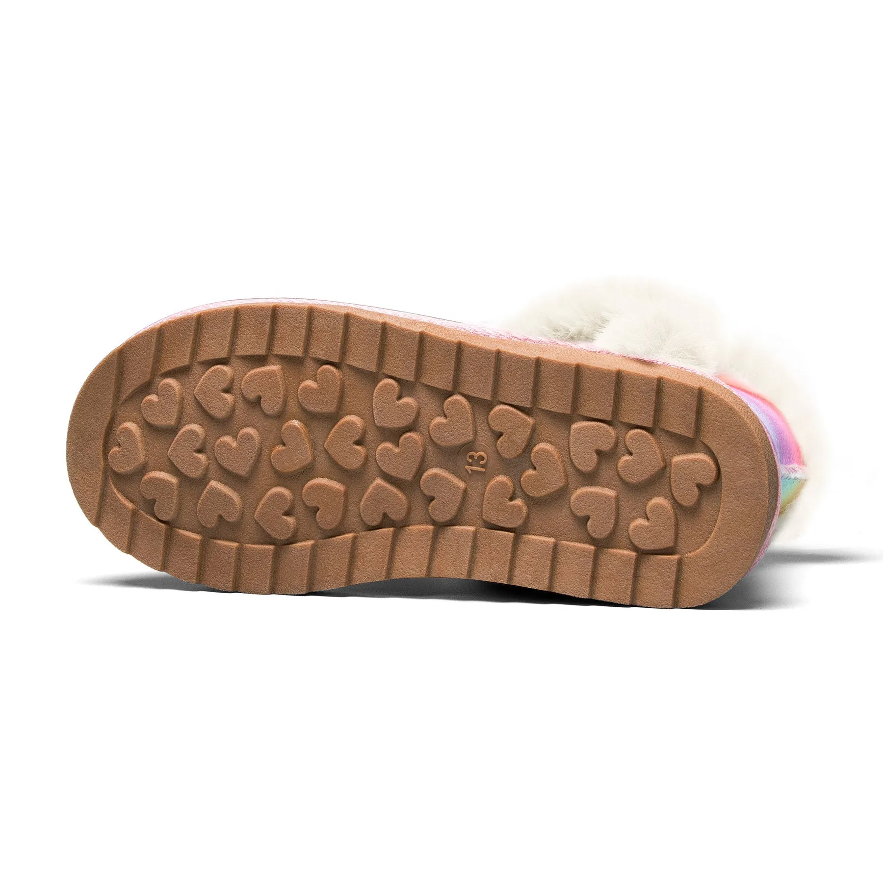 Iridescent Glitter Winter Warm Snow Boots