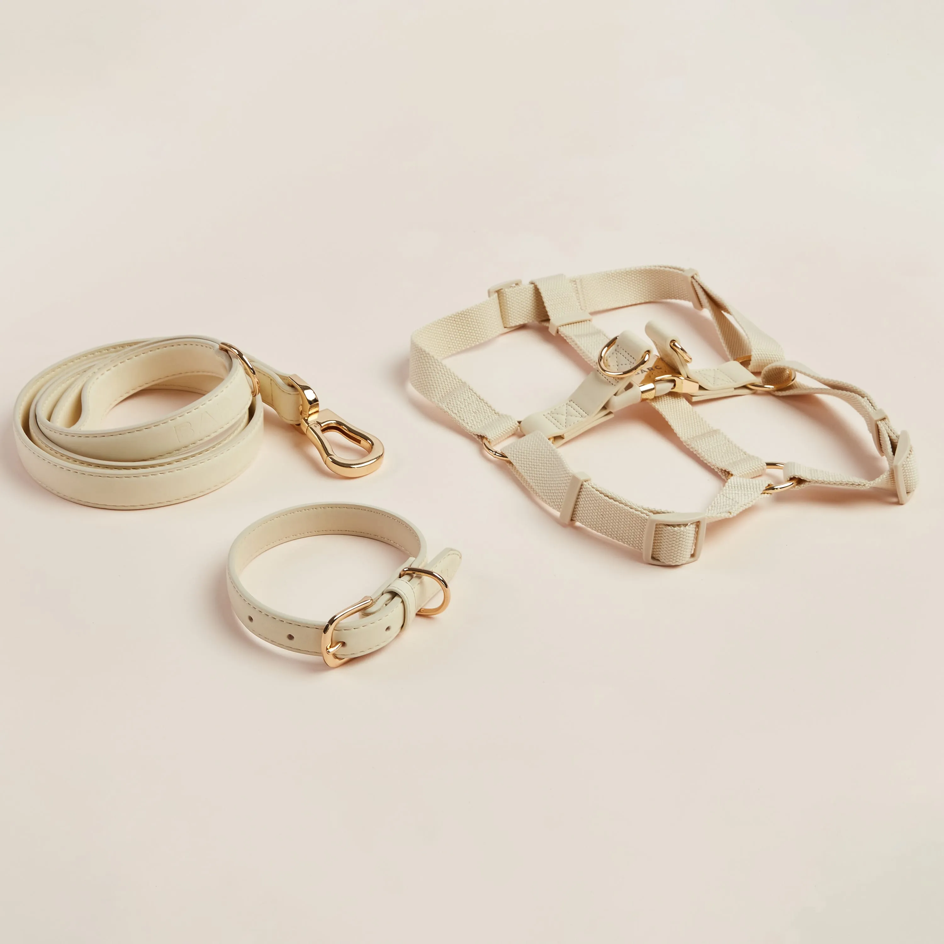 Ivory Off White Dog Harness