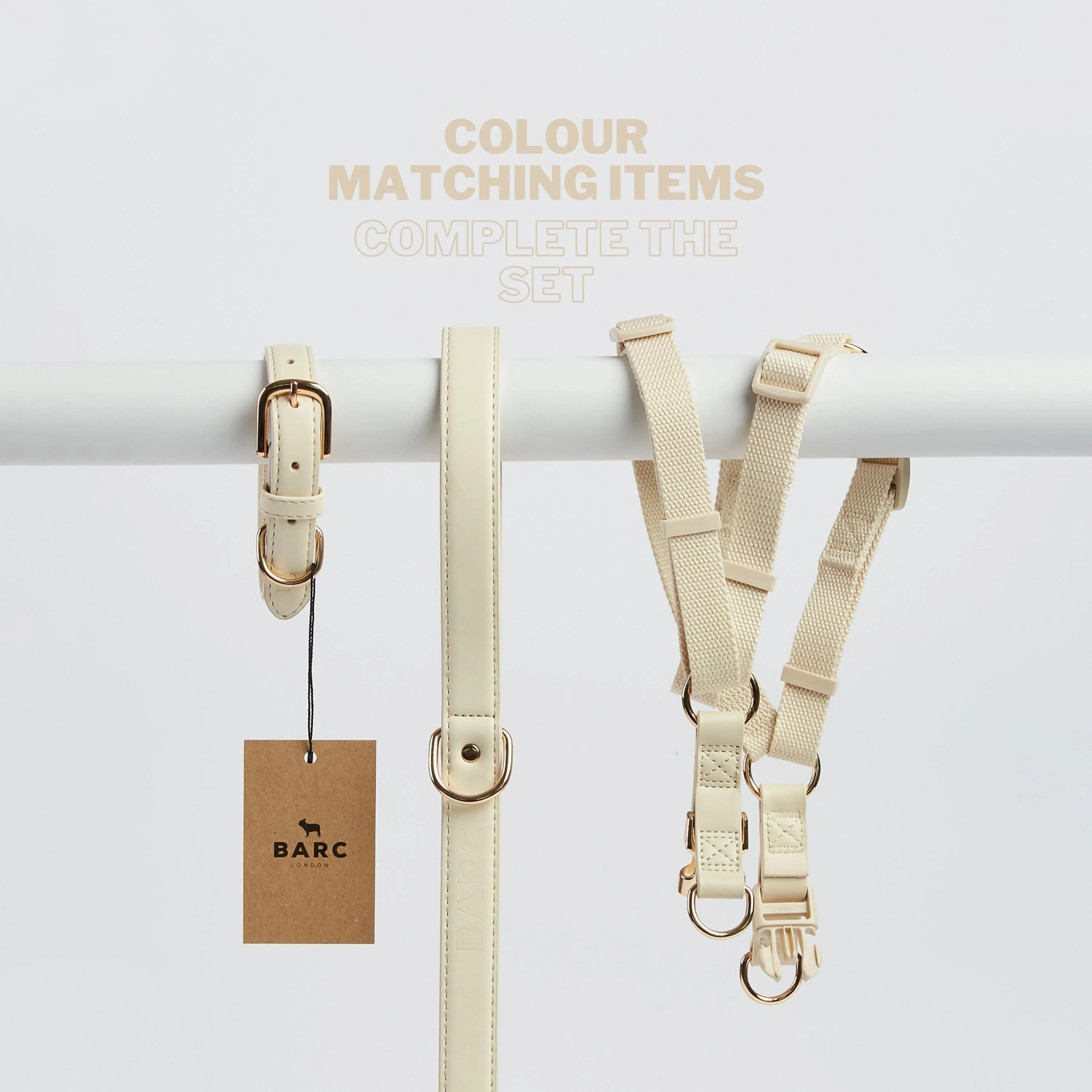 Ivory Off White Dog Harness