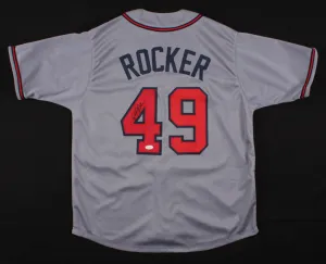 John Rocker Signed Atlanta Braves Road Jersey (JSA) Mr Controversial statement