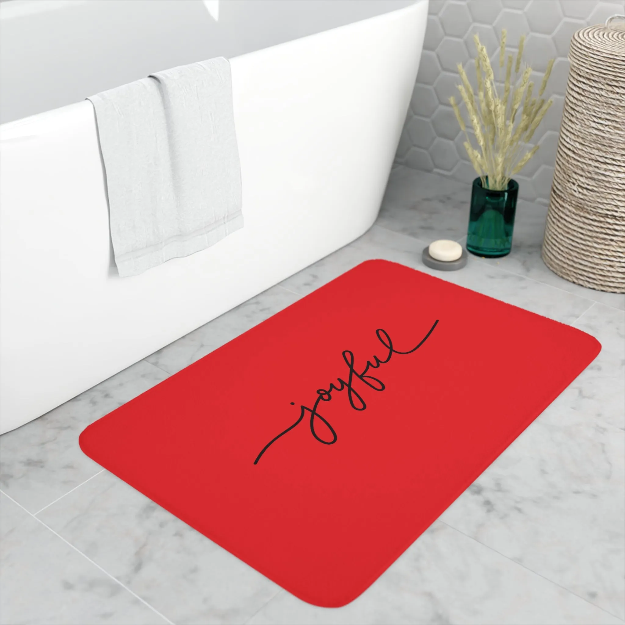 Joyful Memory Foam Bath Mat
