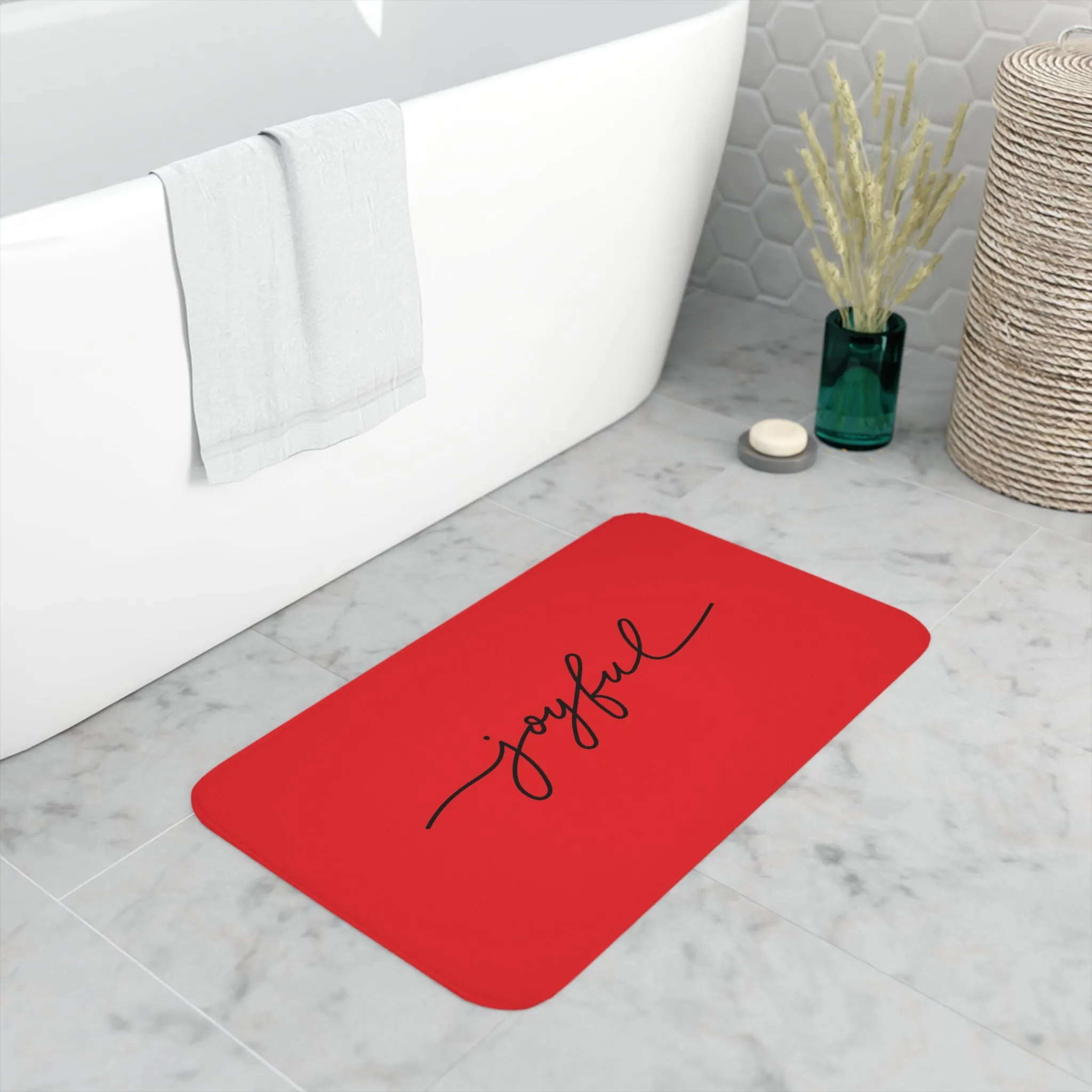 Joyful Memory Foam Bath Mat