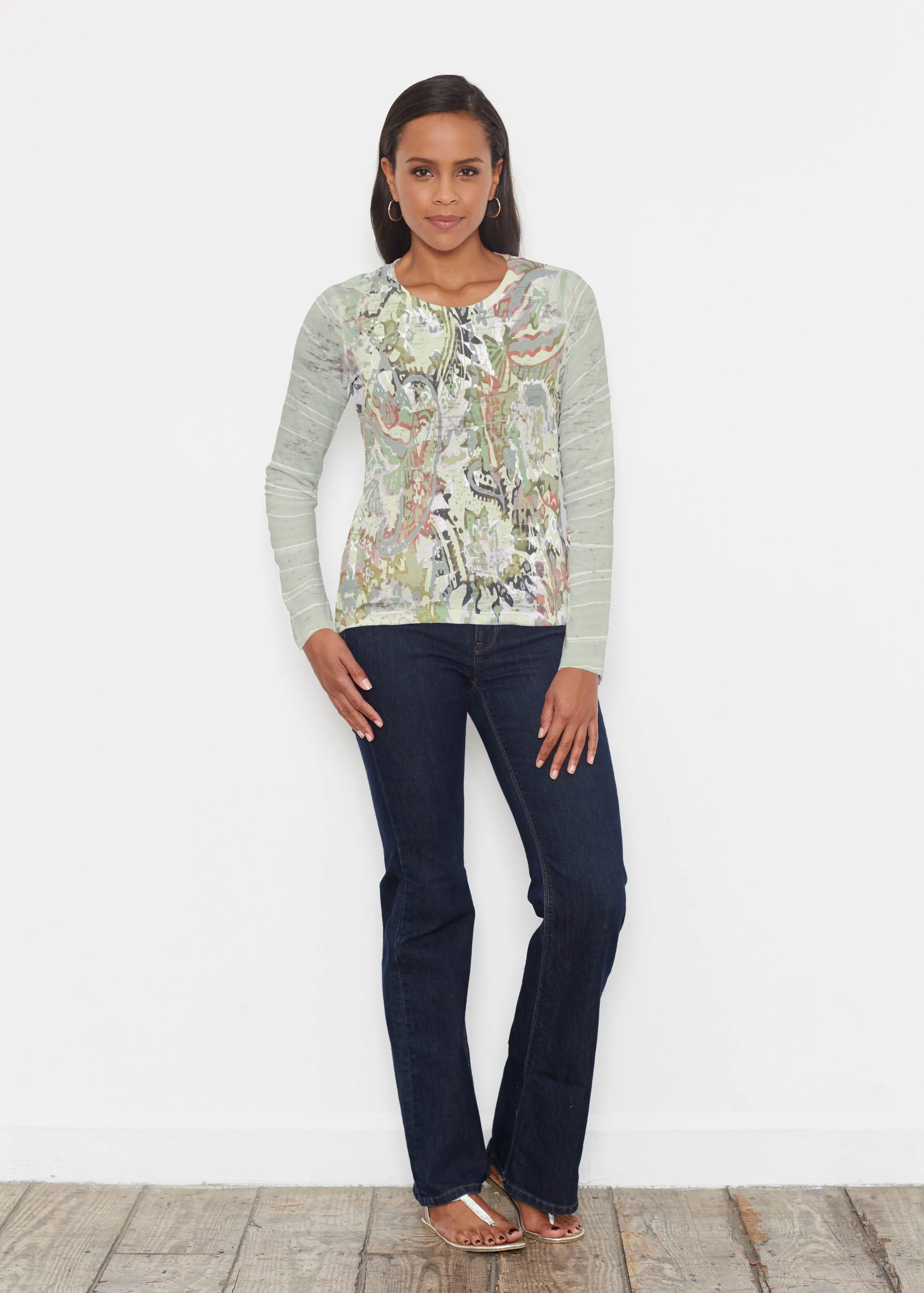 Jungle Escape (19156) ~ Signature Long Sleeve Crew Shirt