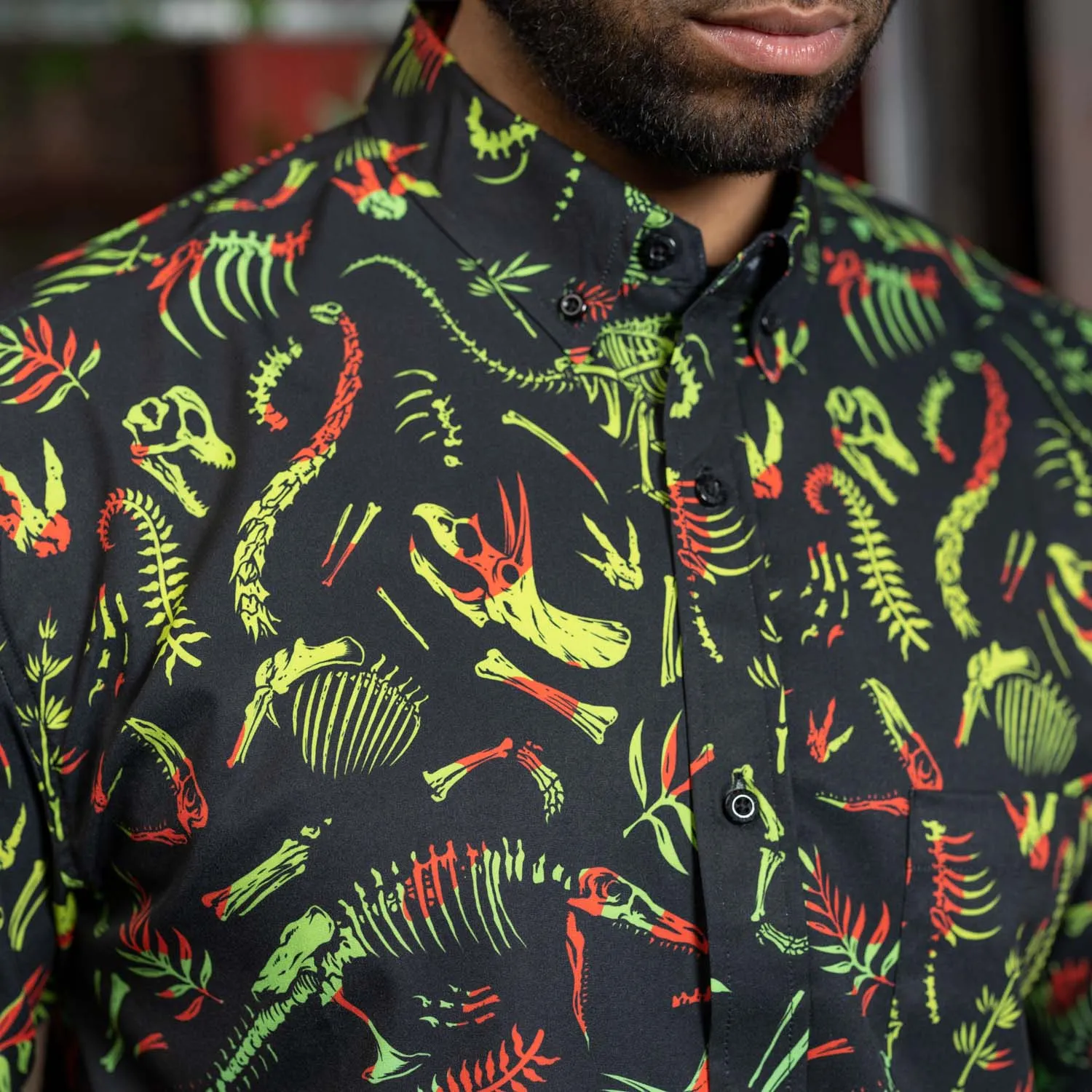 Jurassic Park "Fossil Records" – KUNUFLEX Short Sleeve Shirt
