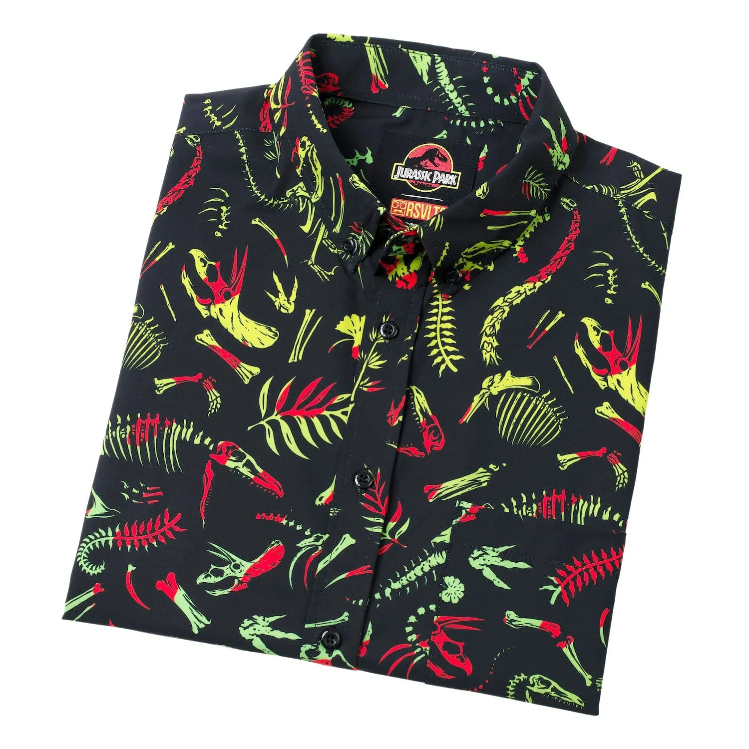 Jurassic Park "Fossil Records" – KUNUFLEX Short Sleeve Shirt