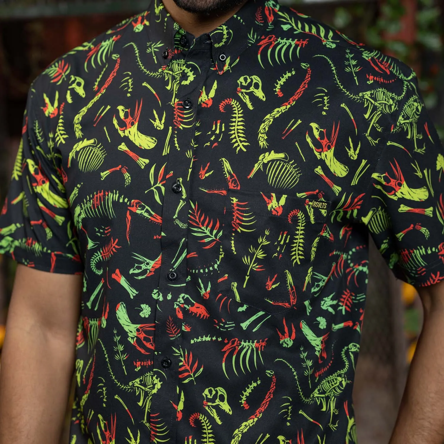 Jurassic Park "Fossil Records" – KUNUFLEX Short Sleeve Shirt