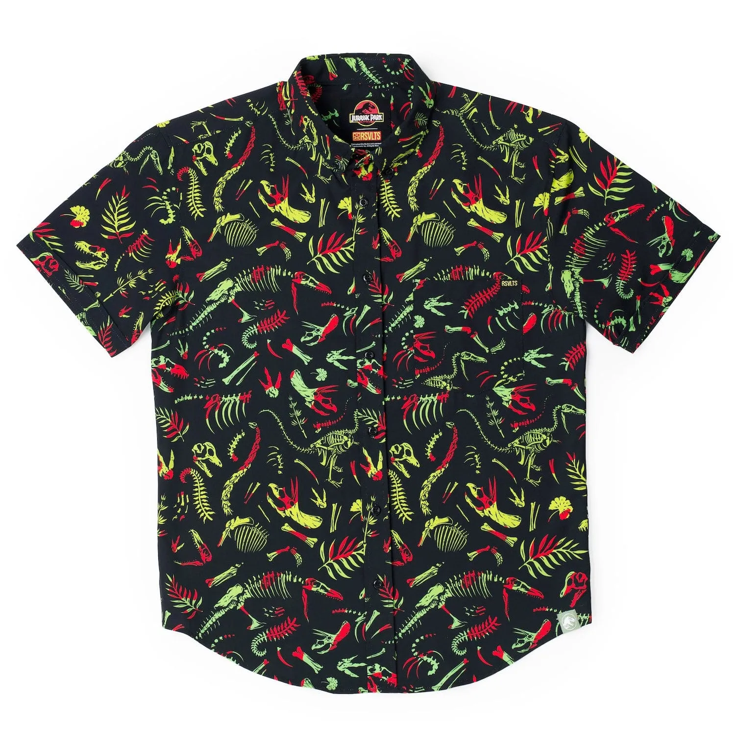 Jurassic Park "Fossil Records" – KUNUFLEX Short Sleeve Shirt