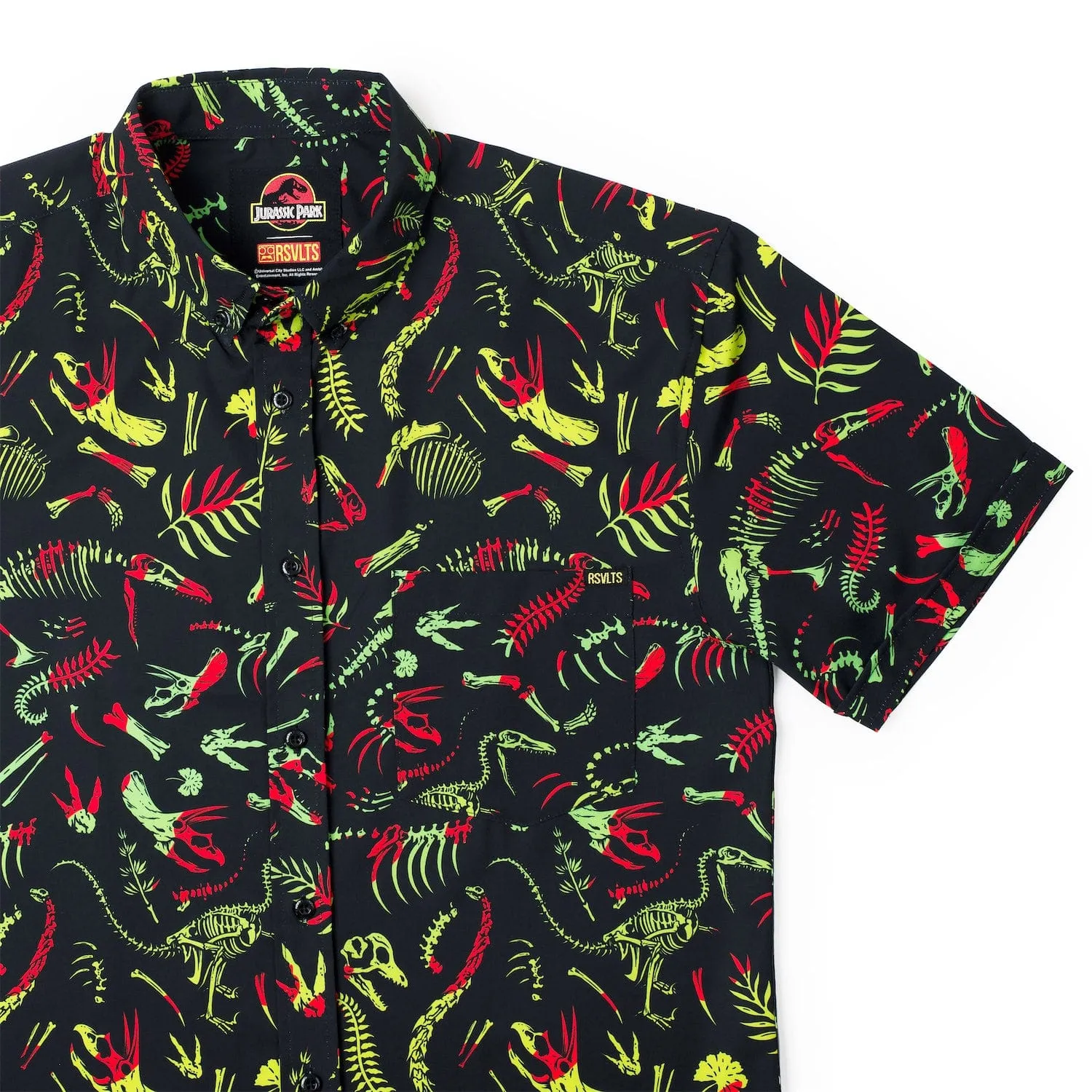 Jurassic Park "Fossil Records" – KUNUFLEX Short Sleeve Shirt
